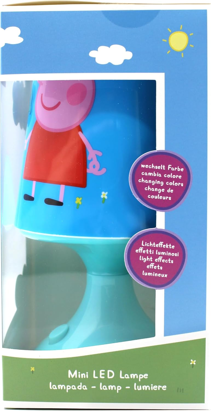 Joytoy Peppa Pig LED Mini Lampshade in Gift Box 10 X 10 X 19 Cm
