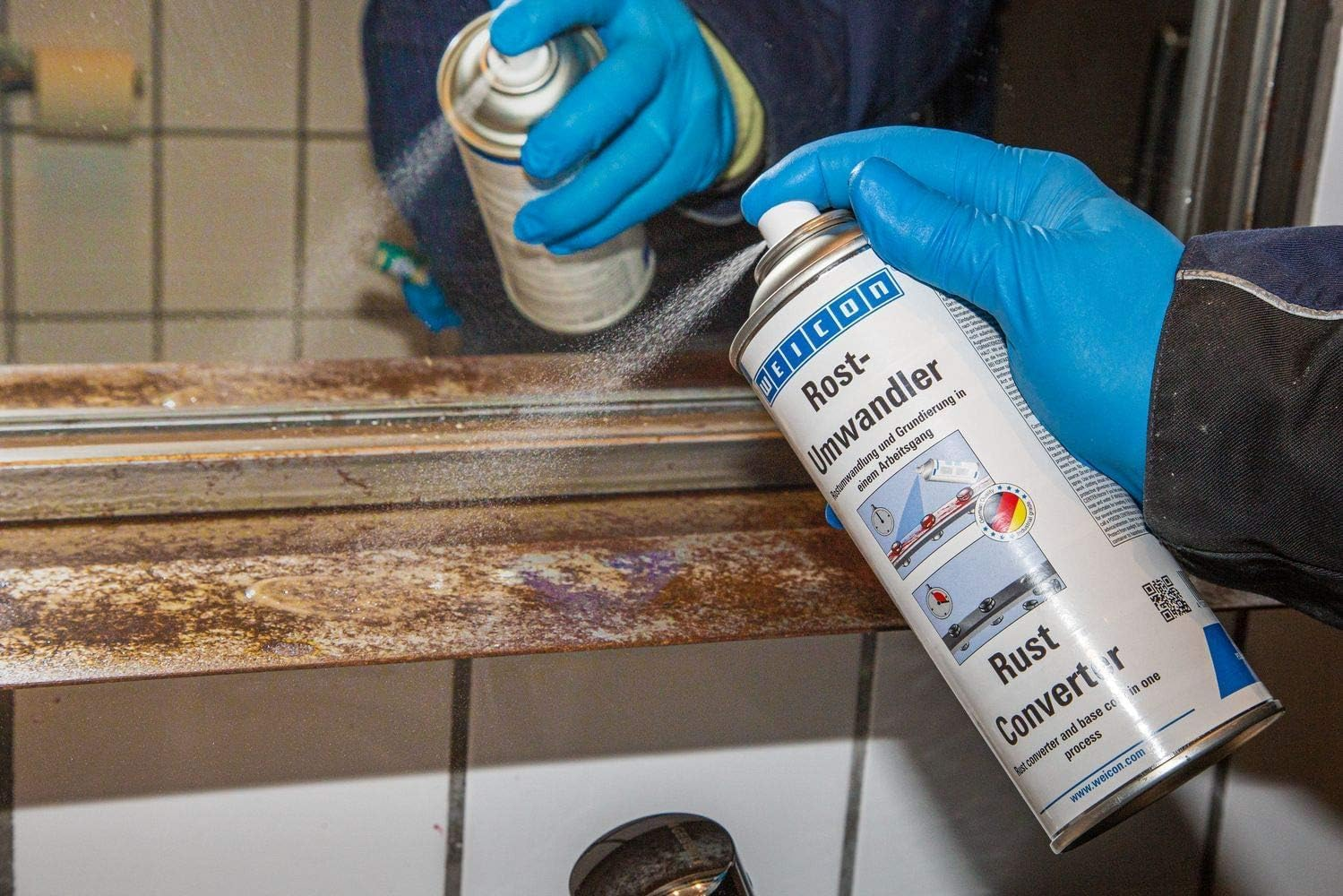 WEICON 11155400 Rost-Umwandler Rust Converter, Beige, Transparent