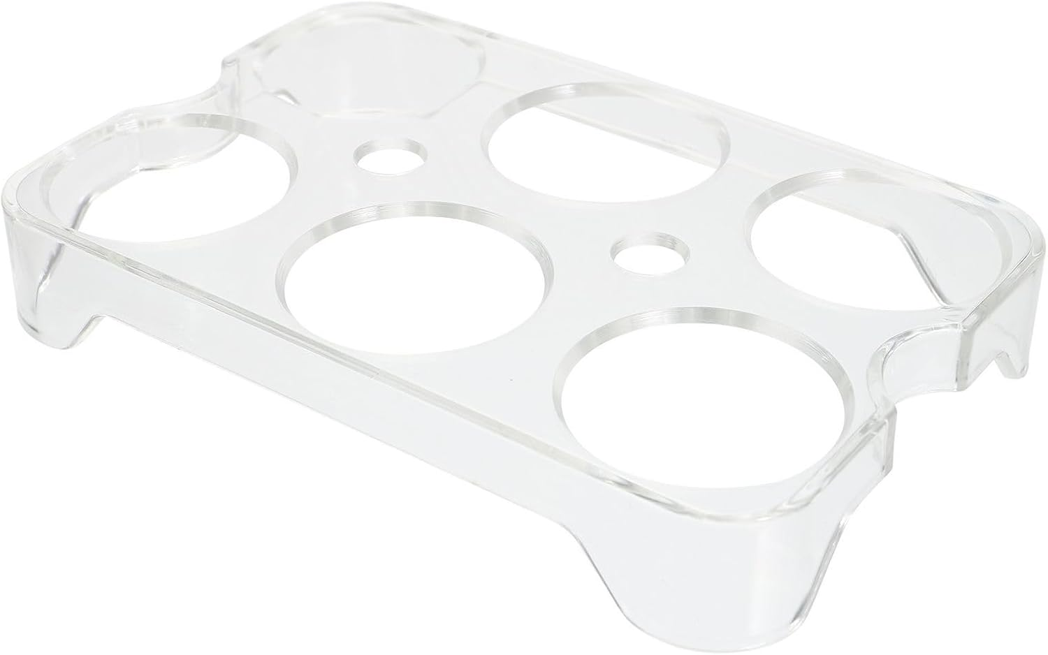 Angoily Refrigerator Egg Tray Storage Container 6-Compartment Egg Holder for Kitchen Fridge Organisation and Safe Storage image number 3
