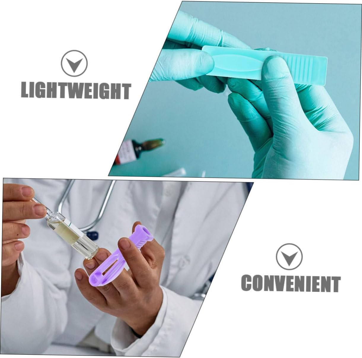 Alipis 4Pcs Ampoule Bottle Opener Professional Vial Ampule Bottle Cutting Tool Ampule Breaker Groove Design Vial Breaker Portable Vial Breaker Wine Opener Plastic Nurse Mini Accessories image number 1