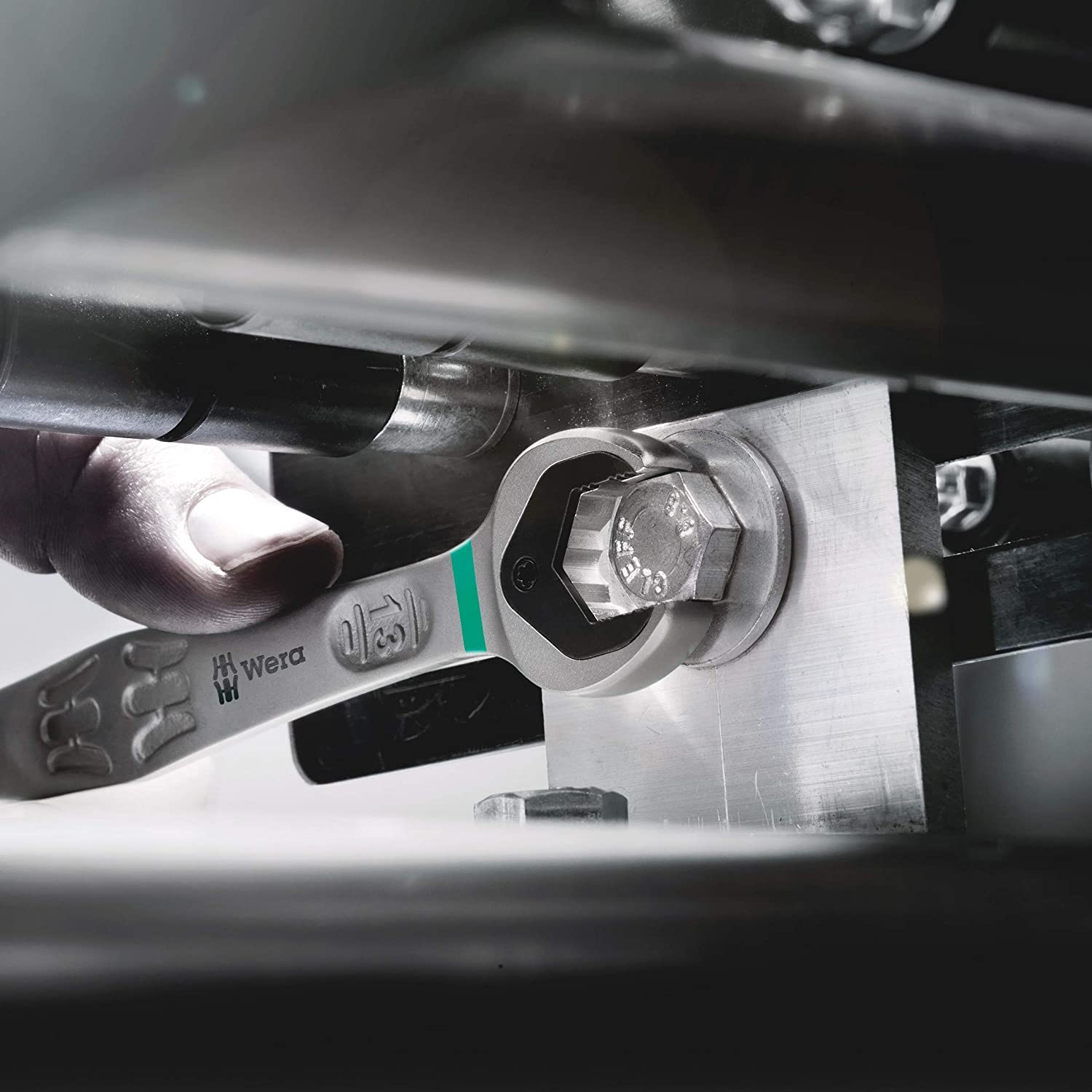 Wera 6000 Joker Metric Ratcheting Combination Wrench, 11 Mm X 165 Mm Size image number 6