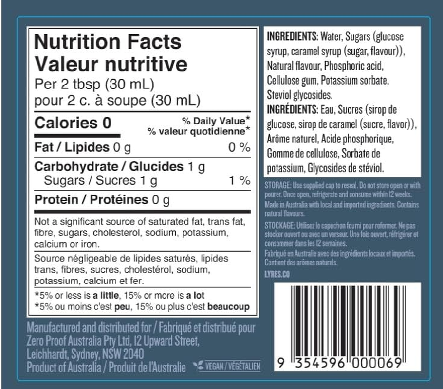 Lyre'S American Malt Non-Alcoholic Spirit - Bourbon Style | Award Winning | 700Ml image number 2