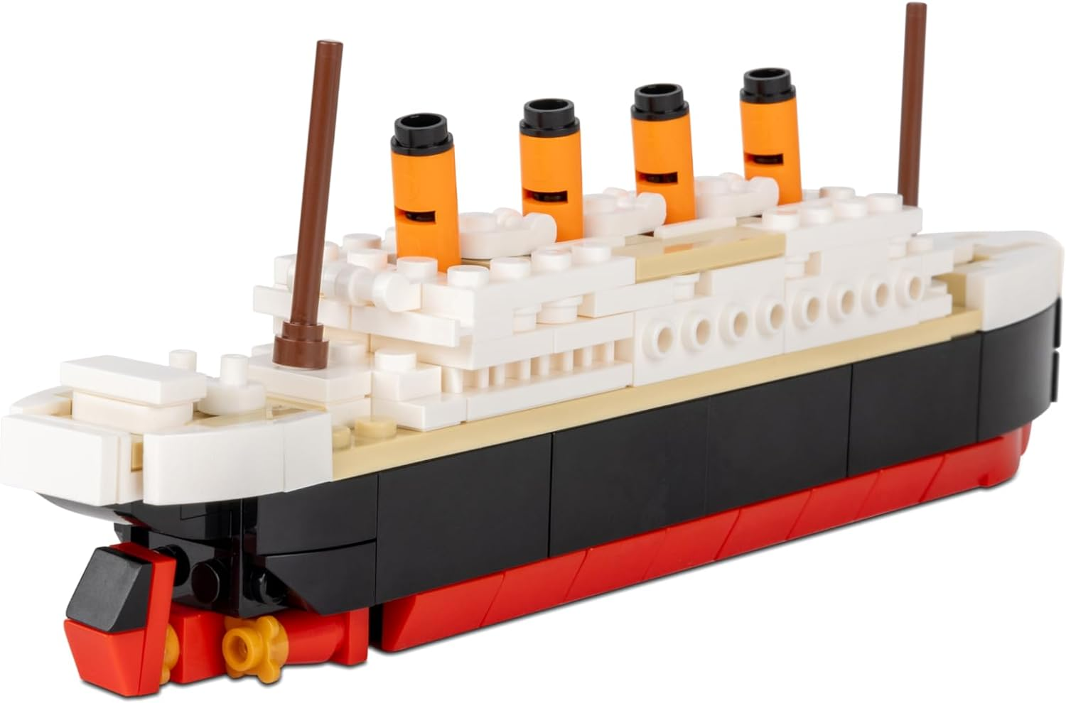 Brick Loot Titanic Building Bricks Set (Mid Sized 217 Pieces) 100% Compatible, Fits  and Other Major Brands image number 3