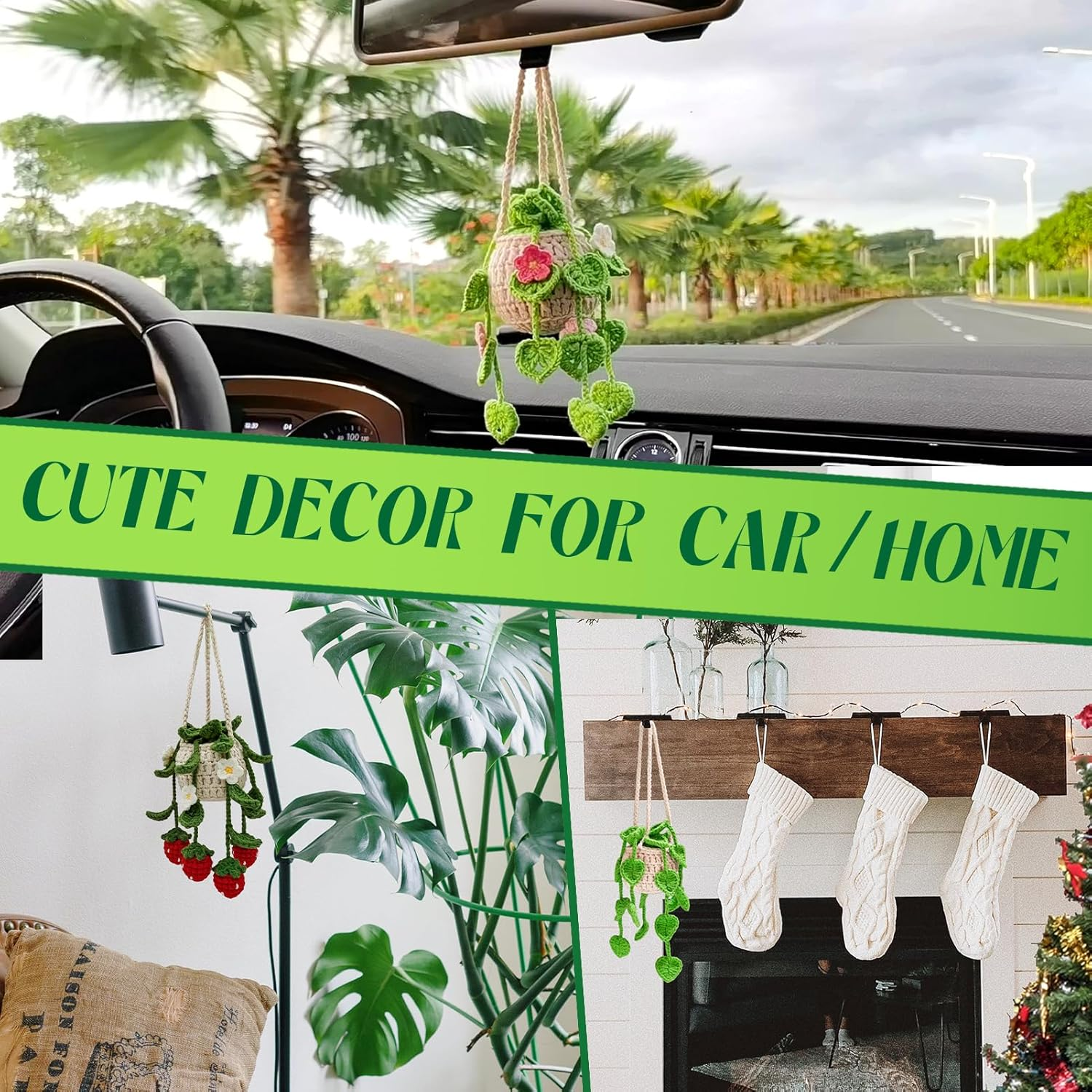 SGIBYN Crochet Kit for Beginners with Step-By-Step Video Tutorials,Beginners Starter Crochet Succulent Plant Kit for Adults,Knitting Kits Learn to Crochet Set (Hanging Plants) image number 6