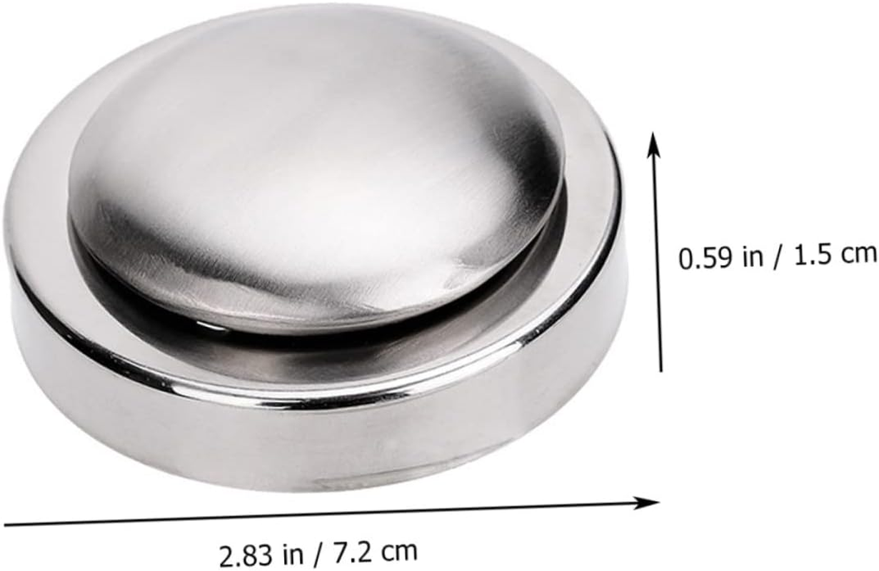 Stainless Steel Soap Bar Odor Remover Kitchen Tool 304 Stainless Steel Removes Fish Garlic Onion Smell for Cooking and Food Preparation image number 5