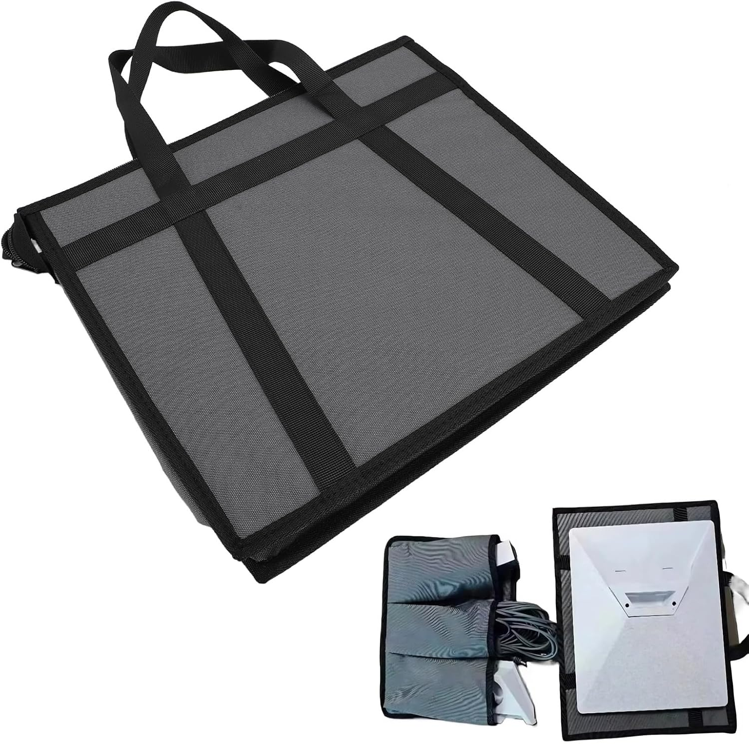 Starlink Mini Satellite RV Carry Bag, Outdoor Travel Bag, Easy-To-Carry Organizer for Starlink Mini Dish Kit, Portable Starlink Mini Carry Bag for Camping and RV Trips