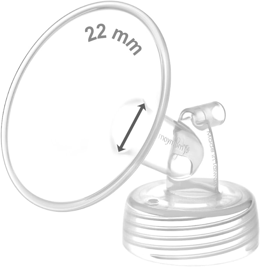 Maymom Pump Part Compatible with Spectra S1,S2 Spectra 9 plus Breastpump; Incl Wide Mouth Flange (Two Flange-22Mm. Flange) Not Original Spectra Flange; Not Spectra Baby USA Parts