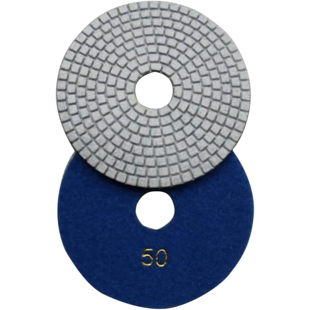 5-Inch Wet Polishing Pads for Granite, Marble, Stone, Travertine, and Terrazzo &ndash; Set of 7, Includes Various Grit Levels &ndash; CRFY image number 2