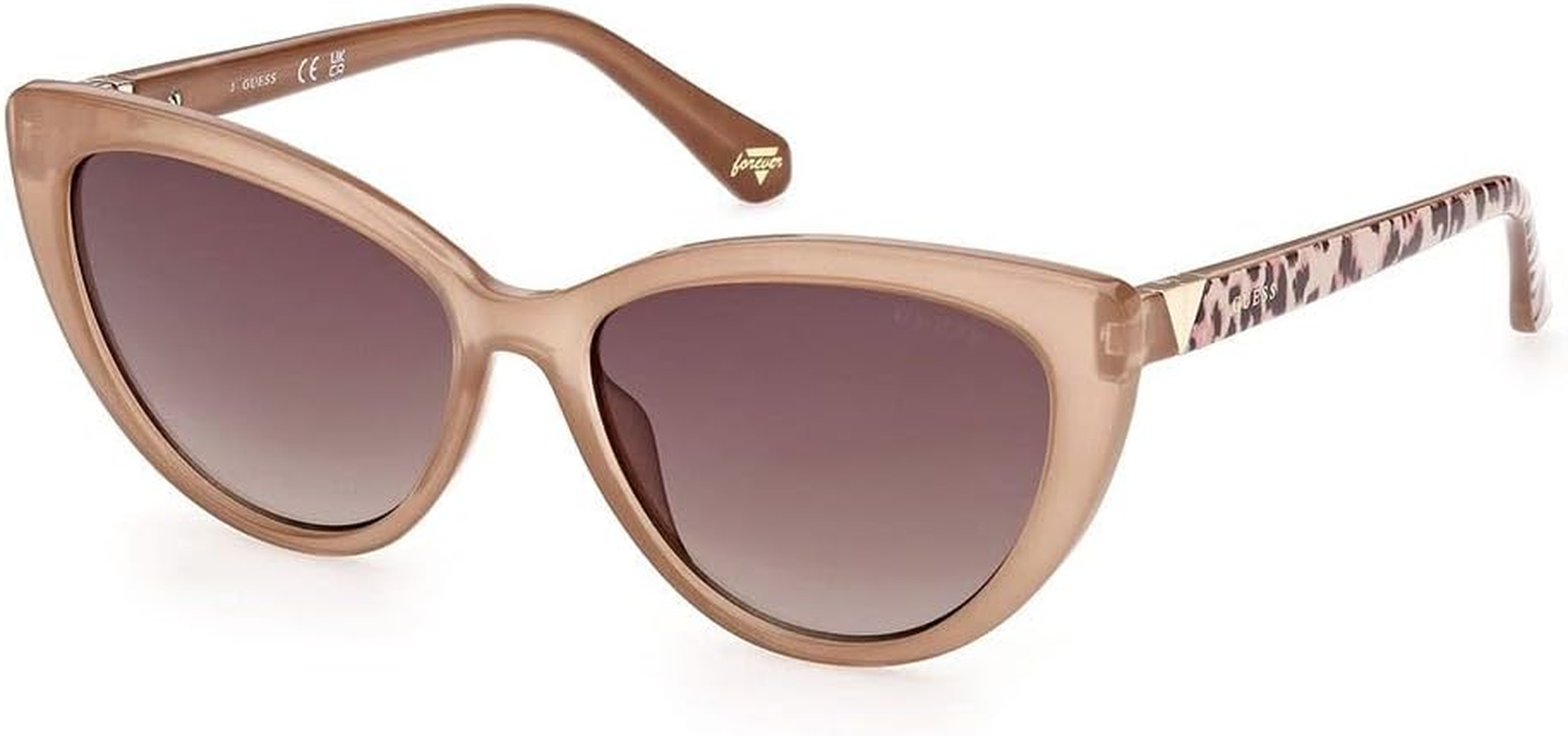 GUESS Sunglasses GU 5211 57F Shiny Beige/Gradient Brown, Shiny Beige / Gradient Brown, 56/16/140 image number 3