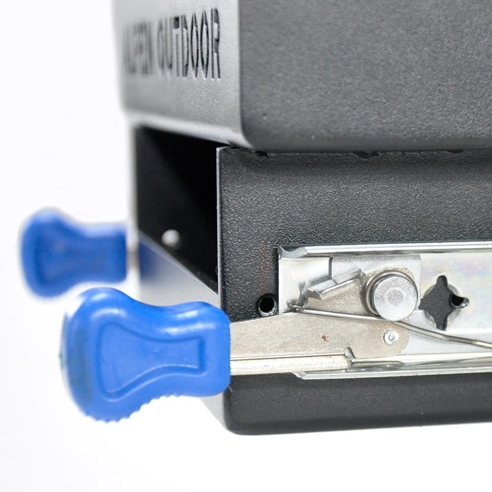 Alpen Outdoor UTE Toolbox Trailer Metal Tool Box 200Mm Aluminium Canopy Pantry Slide Out Storage Drawer Box, Pull Out Vehicle Organiser Pantry L60*W20*H66 Cm image number 3