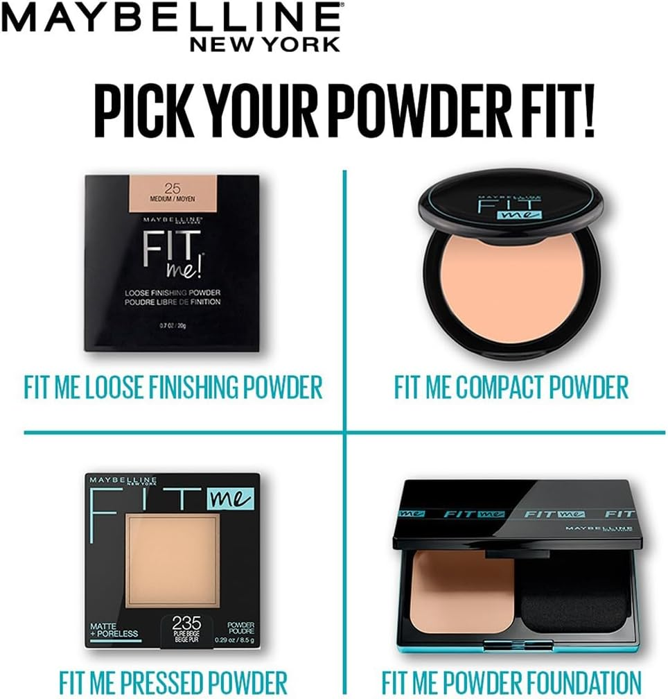 Maybelline New York Fit Me Matte & Poreless Pressed Powder - Porcelain 110 image number 4