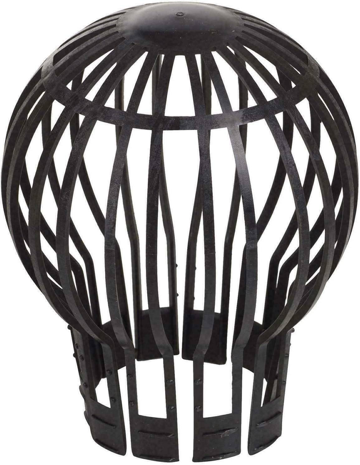 Plastic Gutter Guards Downpipe Adjustable Black Filters - 2 Pcs Flexible Protectors Drainpipe Covers to Stops Leaves Debris Moss Mud - Prevent Drain Blockages image number 1