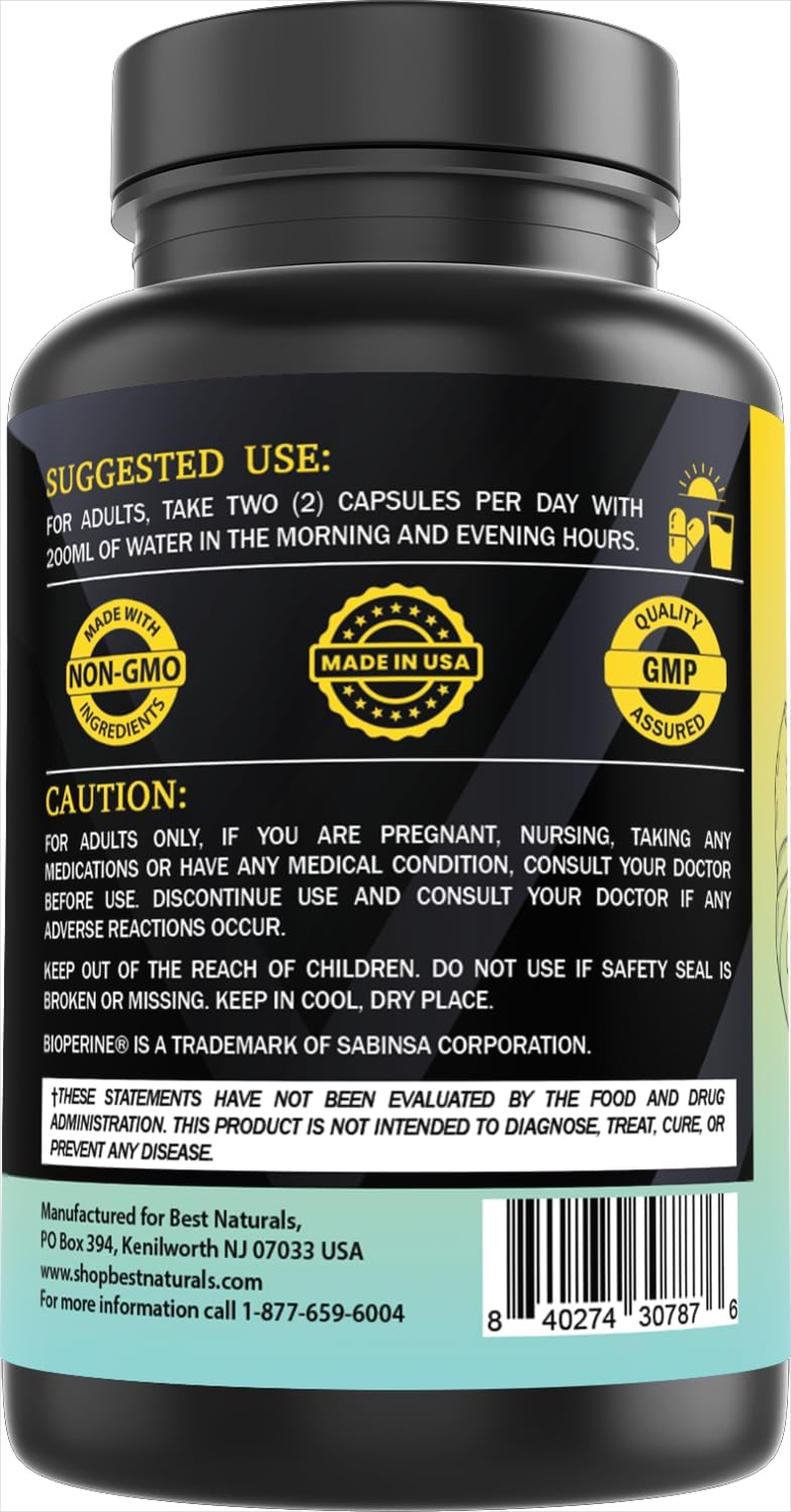 Best Naturals Day-To-Day Heart Health Support with Folate, Green Tea, Hawthorn, Beet Root, L-Arginine, L-Citrulline, Phytosterol, Resveratrol, Coq10 90 Veg Capsules image number 3