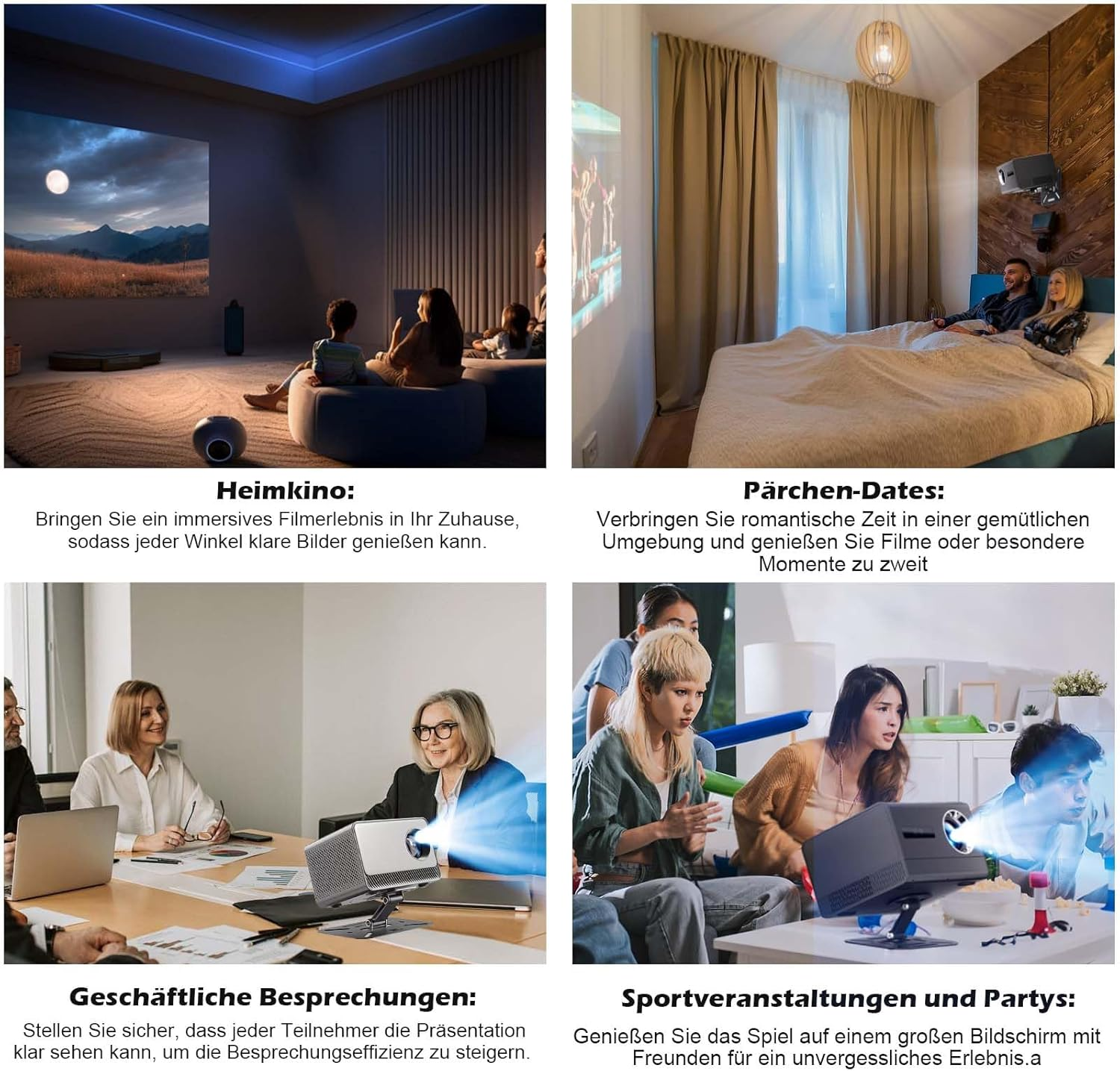 XIAOCHUAN Projector Stand, Stainless Steel Adjustable Projector Stand for Projectors with 1/4 Inch Screw Connection