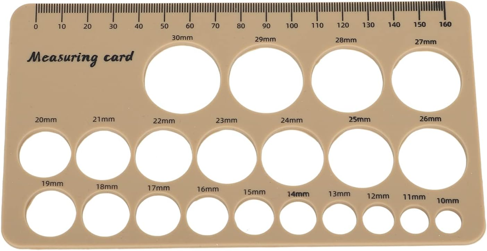 Pomya Flexible Silicone Linzel Ruler Comfortable Breast Flange Measuring Tool for New Mothers Skin-Friendly Soft Silicone Material (Purple)