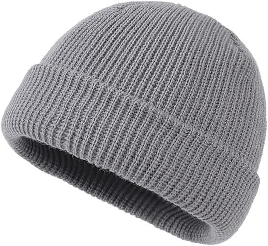 TOPTIE Winter Cuffed Beanie Knit Hats for Teens, Warm & Soft Toboggan Cap
