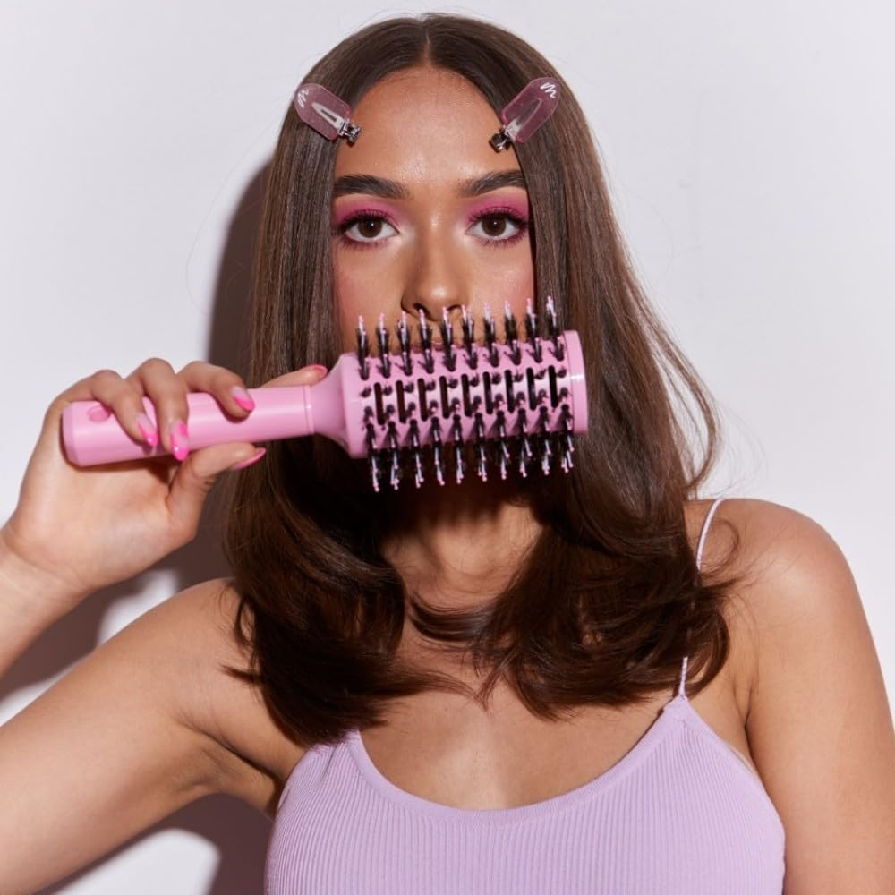 Mermade Hair Maxi round Brush, Pink image number 3