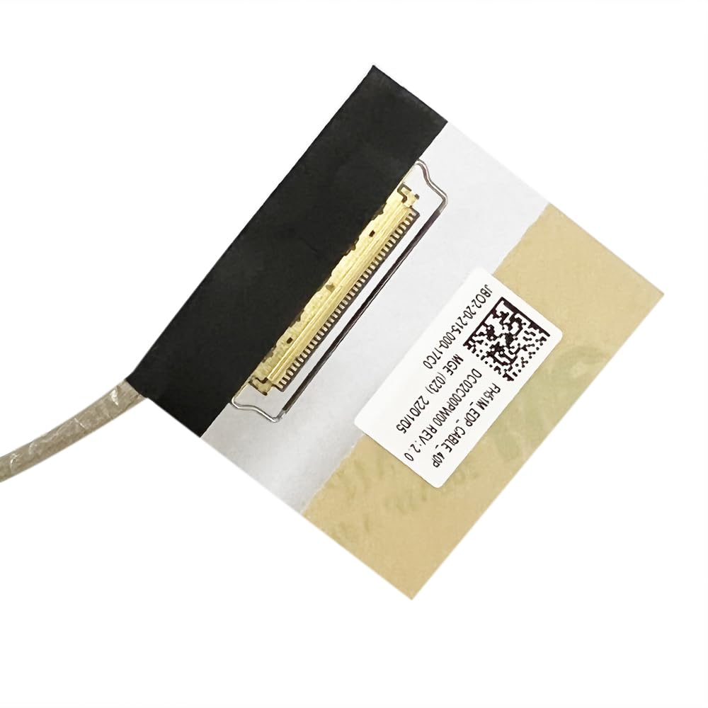 JINTAI LCD LVDS LED Screen Video Display Flex Cable Replacement for Acer Nitro AN515-44 /AN515-45/ AN515-56/ AN515-57 N20C1/ AN515-55 120HZ 144HZ 40Pin Display Cable CN:50.Q7KN2.012 DC02C00PW00 image number 2