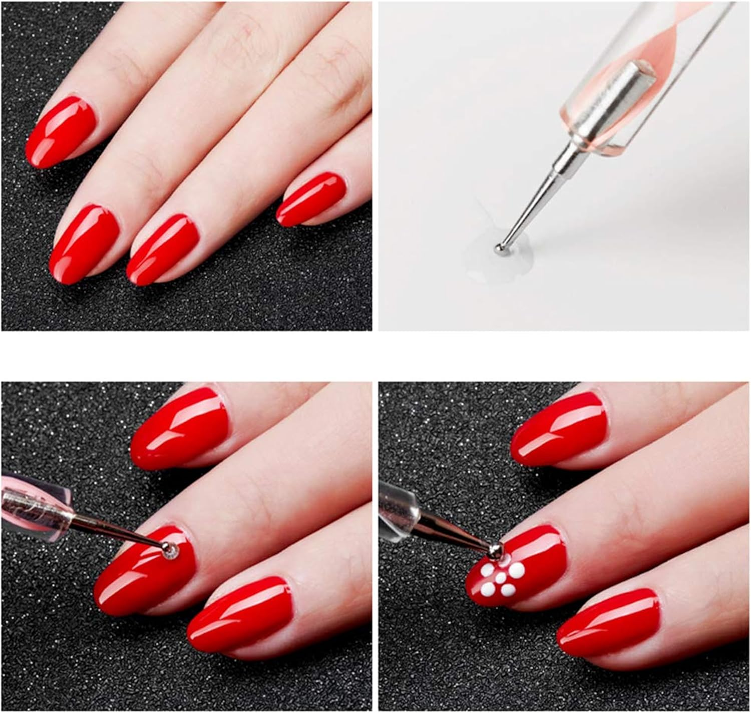 5 Nail Brush Set, Nail Art Brush, Nail Brush Set for Gel Nails, Professional Painting Pen for Gel Nails, UV Gel Nail Design image number 4