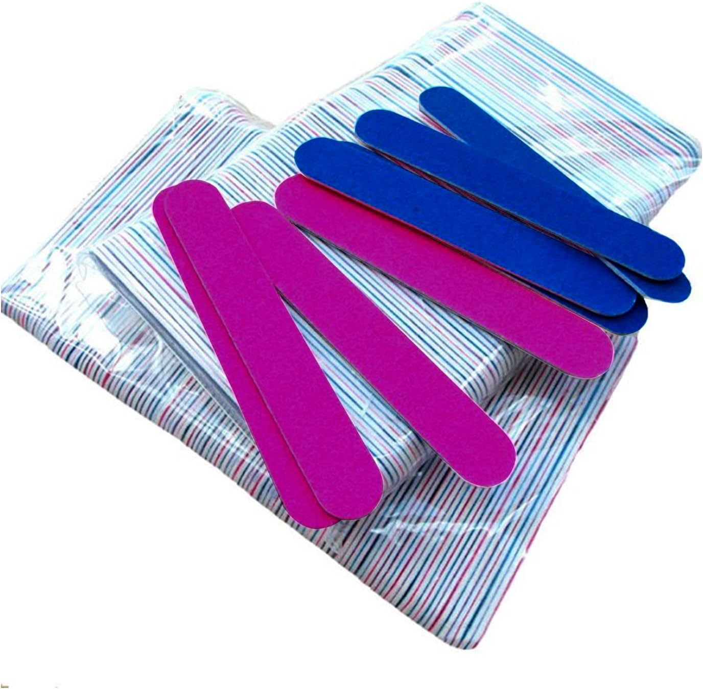 100 Pcs Mini Nail Files Double Sided 180/240 Grit Portable Professional Emery Boards Nail File Tool for Home Salon image number 2