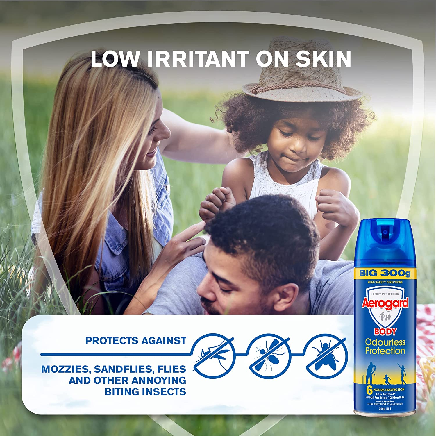 Aerogard Odourless Insect Repellent Spray, 300G