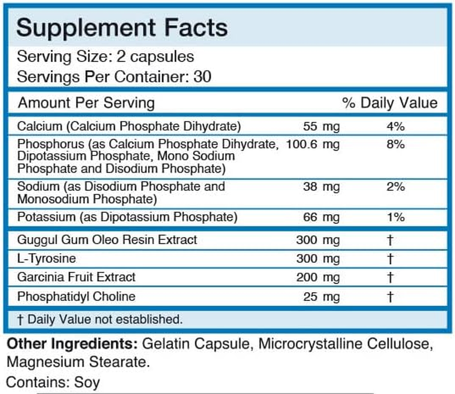Absolute Nutrition Fat Burning Metabolism Boosting Supplement, Thyroid T-3, 60 Capsules image number 2