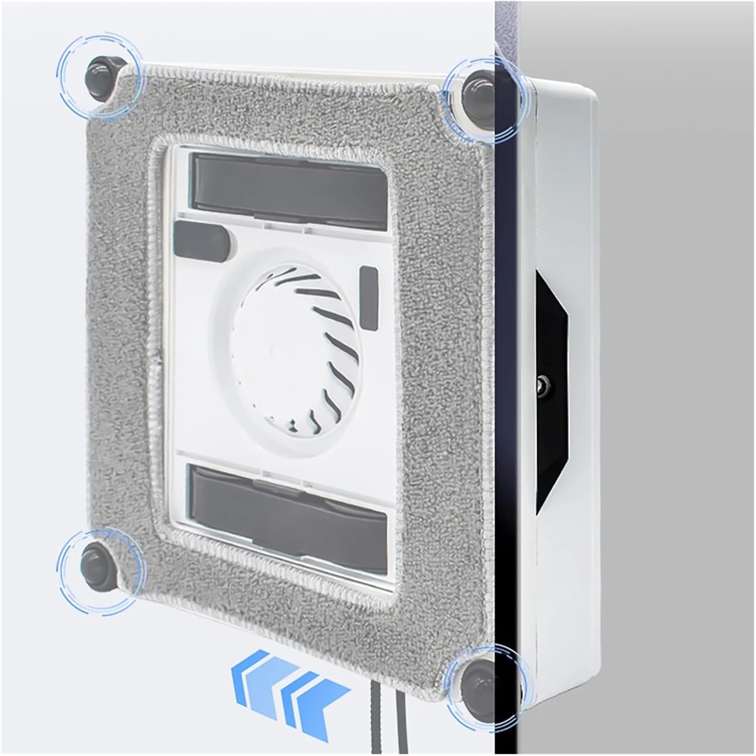 Microfiber Moping Cloth for Window Vacuum Cleaner Robot V21S,Reusable Thick Cleaning Rags for Washing Windows Glass(12Pcs) image number 2