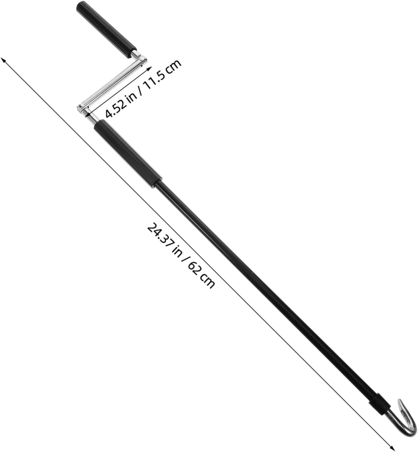 Abaodam Awning Crank Wand Outdoor Canopy Manual Crank Handle Manual Shade Opener Tool for Patio Rv Awnings and Canopy Retraction image number 1