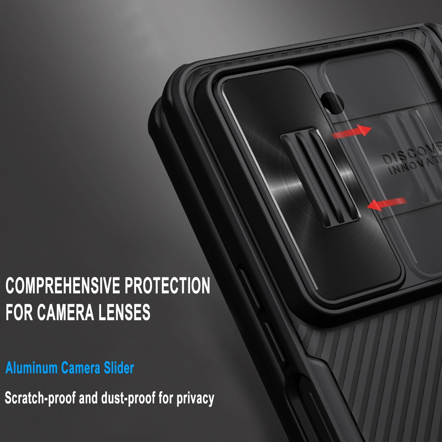 For Samsung Z Fold 5 Case with [S Pen Fold Edition] & Slide Camera Cover & Pen Holder,Hinge Protection with Kickstand Phone Case for Samsung Galaxy Z Fold 5 (Black with Pen) - Black image number 3