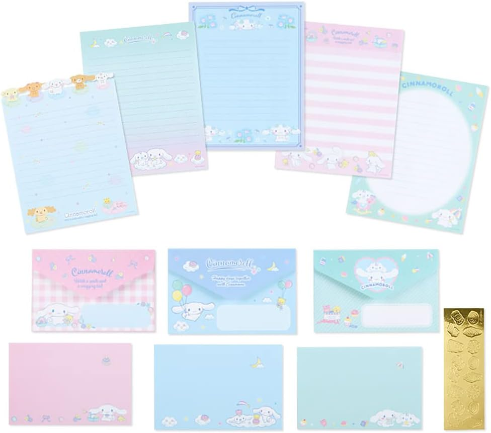 Sanrio 589268 Cinnamoroll Letter Set image number 3