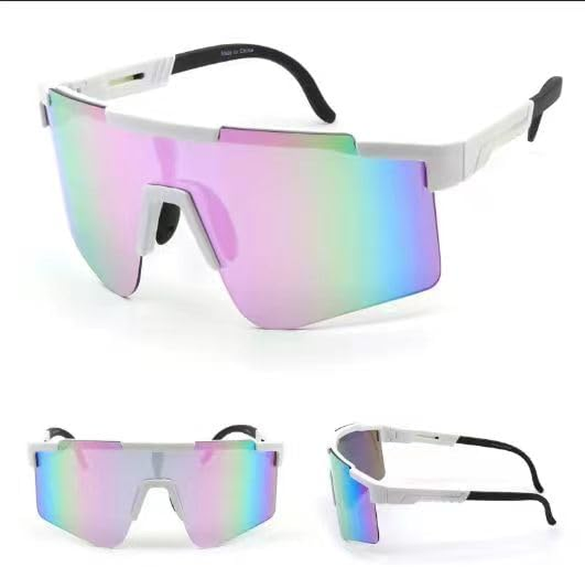Nocihcass Cycling Glasses Sports Sunglasses Style UV400 Protection Cycling Fishing Running Baseball for Men Women