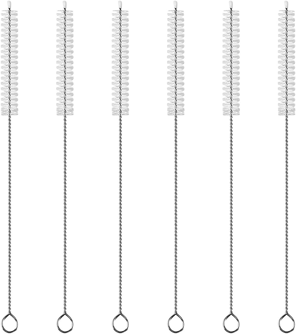 Berglander Straw Cleaner Brush Pack of 6, Small Bottle Brush, Straw Brushes for Cleaning Straws. image number 1