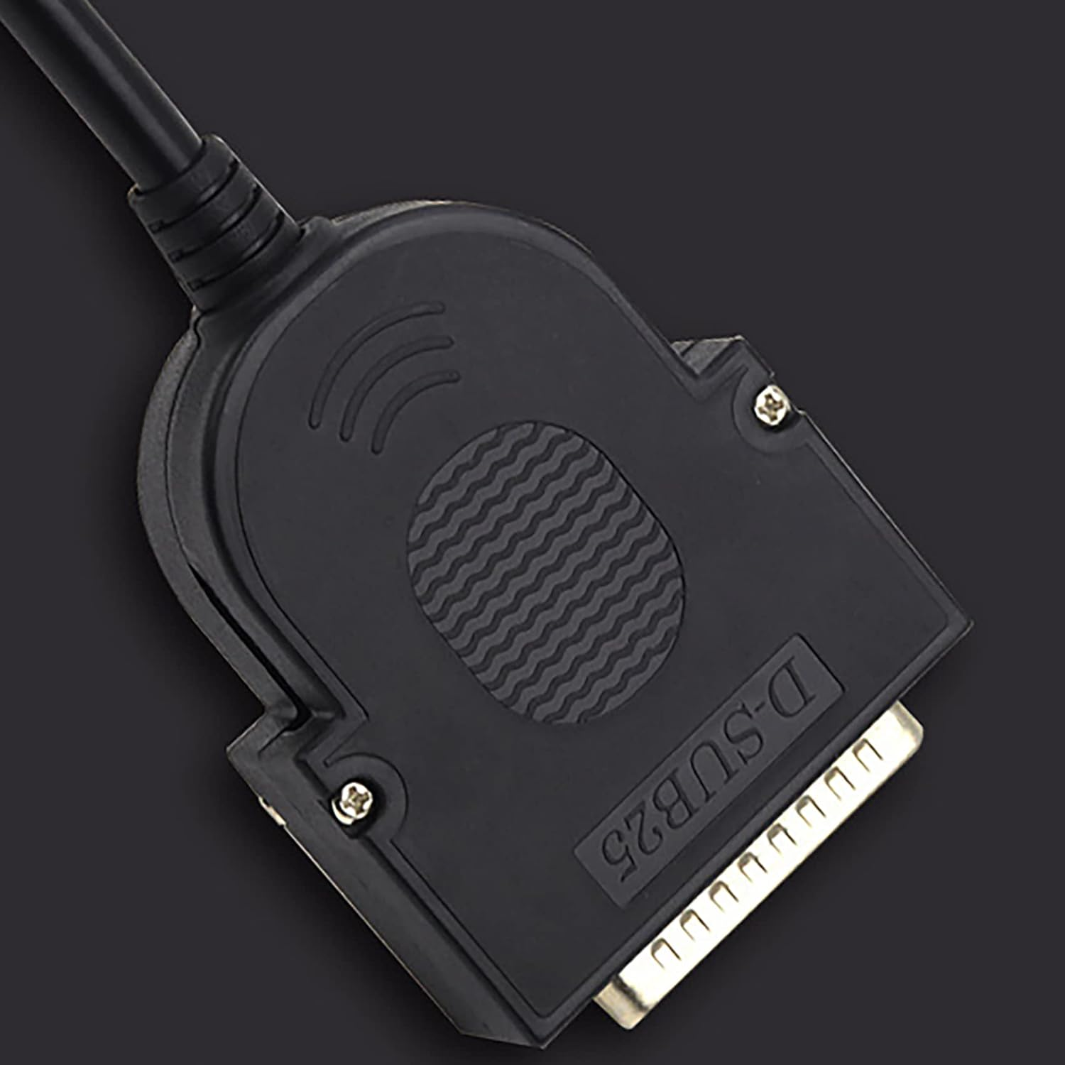 Tunghey DB25 Breakout Board, DB25 Male D-SUB Connector to DB25 Screw Solderless Wiring Terminal Module Breakout PCB Board Kits with Plastic Case (Male) image number 3