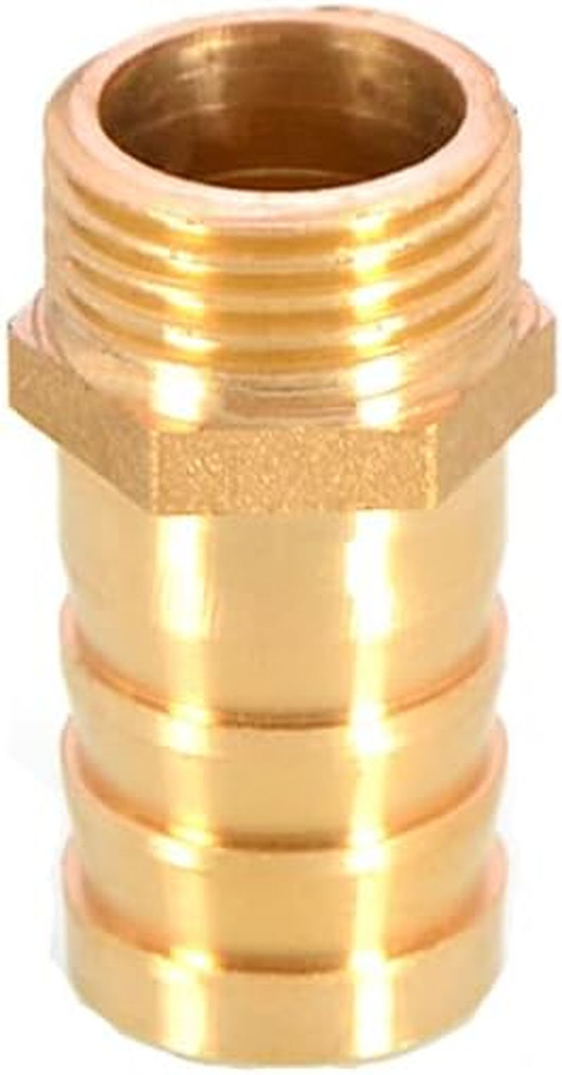 1Pcs BSP Hose Connector Brass Pipe Fitting 6Mm/8Mm/10Mm/12Mm/16Mm/19Mm/25Mm, Hose Barb Tail Male BSP Thread Connector Joint Copper Coupler Adapter image number 4