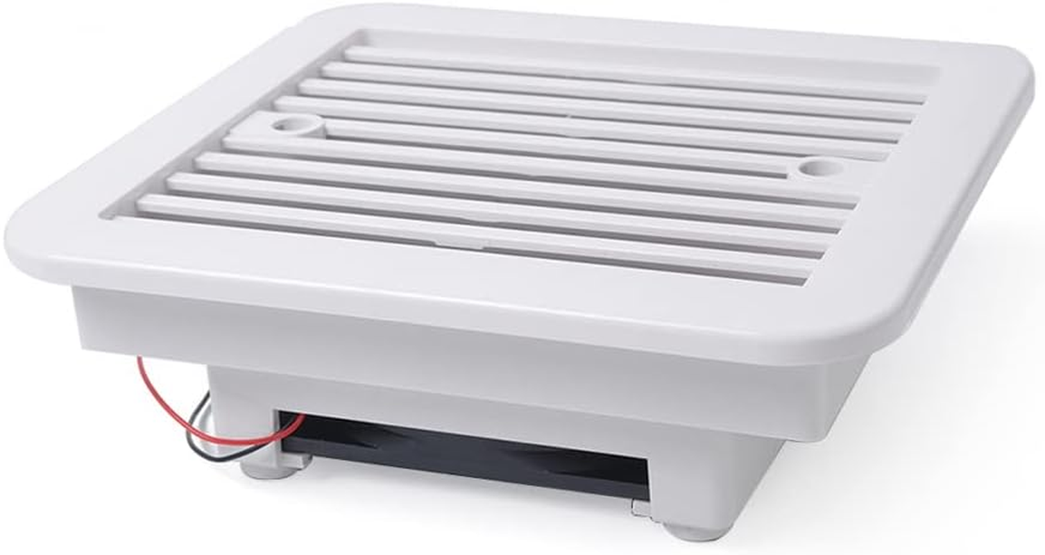 Areyourshop 12V Exhaust Fan RV Caravan Side Air Trailer Vent Ventilation Cooling Mute - Durable Weatherproof Plastic, Suitable for Rvs, Trailers, and Motorhomes, Low Power Consumption, High RPM image number 6