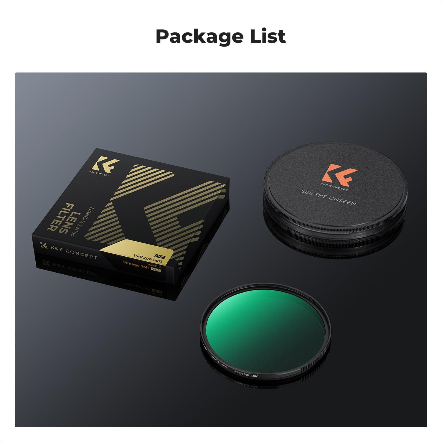 K&F CONCEPT 49Mm Vintage Soft 1/4 Filter 28 Multi-Coatings Cinematic Effect Camera Lens Filter for Portrait Photography/Video/Vlog Photography (Nano-X) image number 6