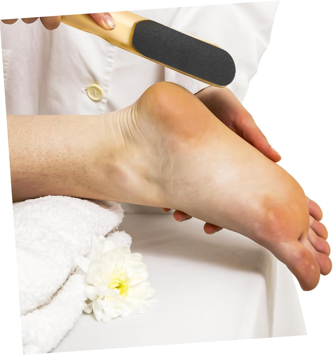 Healeved 40Pcs Foot Sandpaper Foot File Callus Remover Tool Gentle Filing Pedicure Accessories image number 1