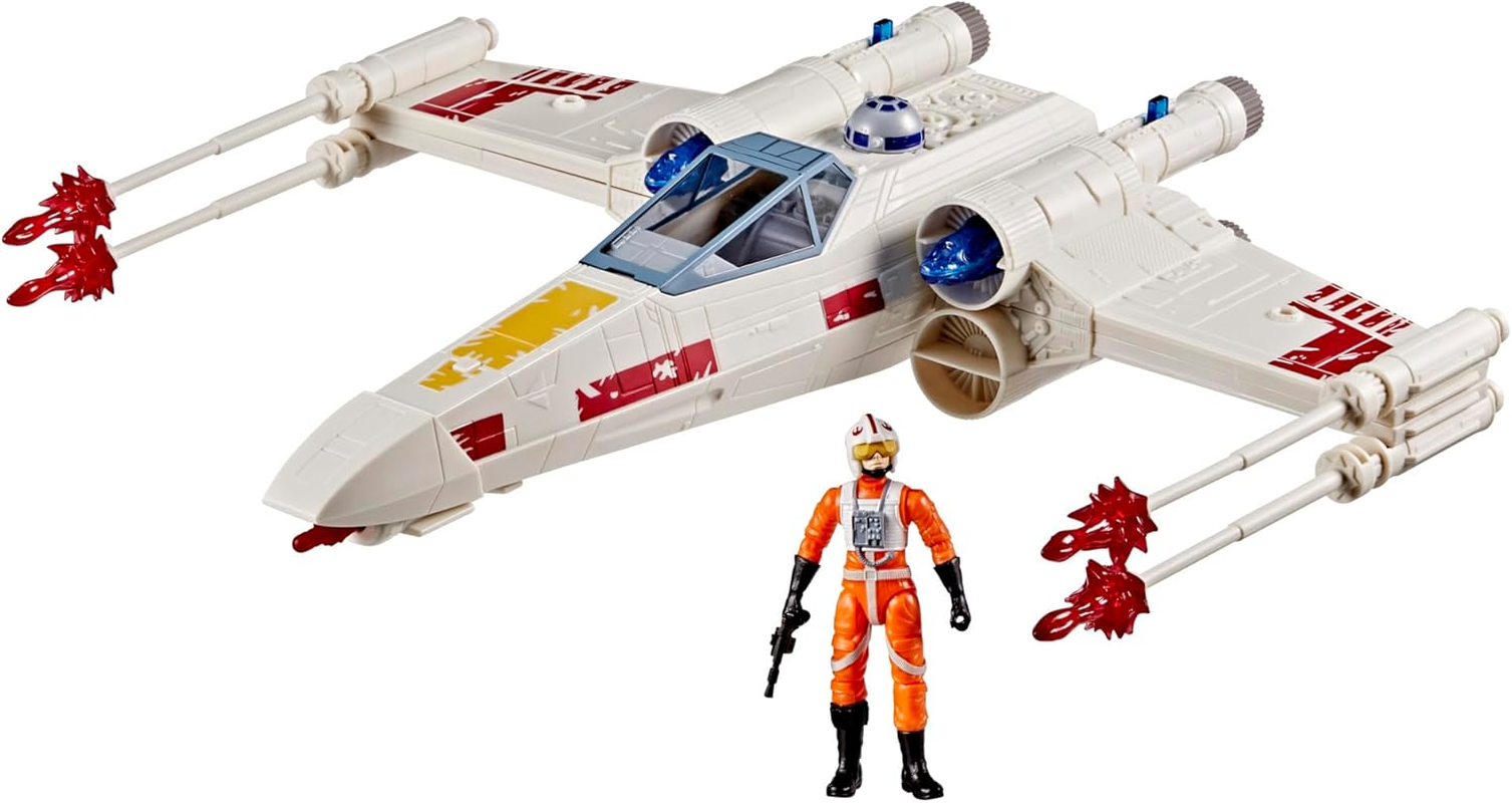 Star Wars Epic World of Action Luke Skywalker'S Force Strike X-Wing, 4-Inch Scale Action Figure & Vehicle, Toys for Boys & Girls Ages 4+ image number 1