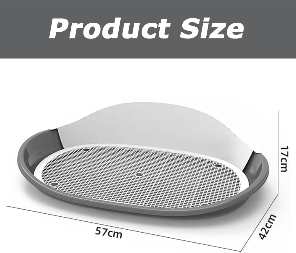 Dogs Potty,Large Ndoor Toilet,Puppy Toilet,Dog Pee Training Tool,For Large Dogs Indoor Potty Mesh Pad,Easy to Clean Pet Toilet Washable,Detachable Structure Stable image number 6