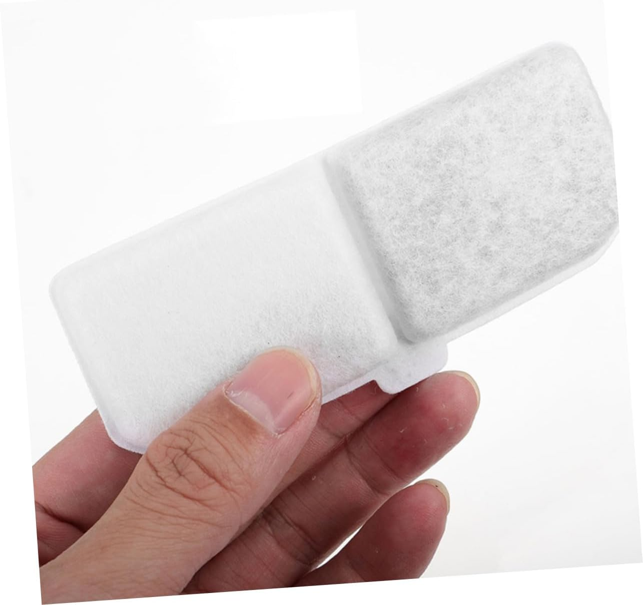 Gatuida Cat Water Fountain Replacement Filters 6Pcs with Charcoal and Square Sponge for Efficient Water Filtration and Circulation image number 2