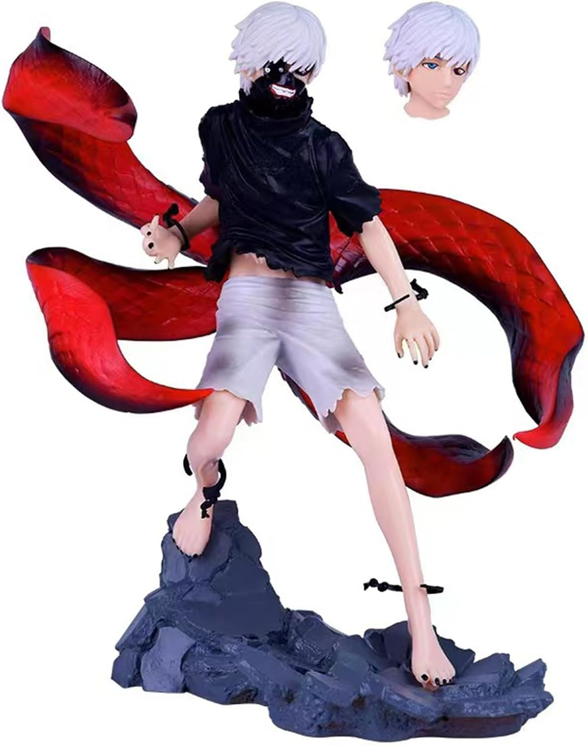 Anime Tokyo Ghoul Action Figure Awakened Ver Toy Doll Statue 3D Model - Hight 23Cm Anime Fans Lovers Desktop Decoration Gift image number 1