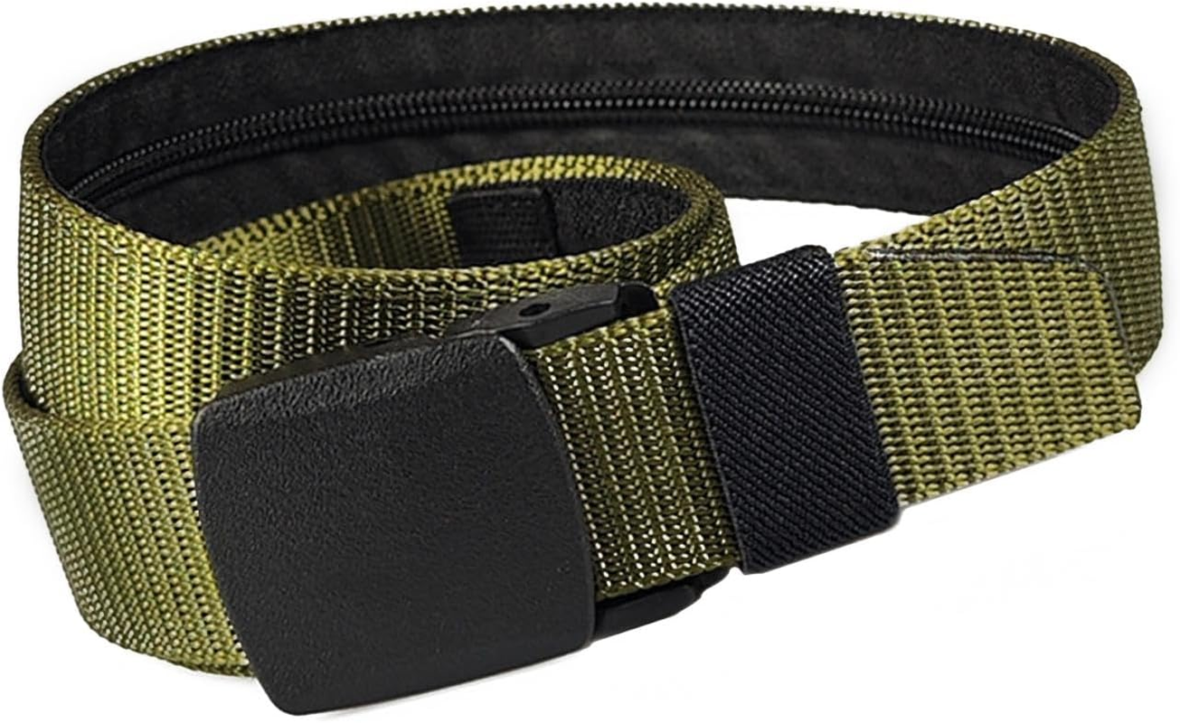 Money Belt for Travel, Security Money Belt, Belt with Money Pocket, Cashsafe Anti-Theft Wallet, Secure Comfortable Waist Belt for Valuables, Cash, Women, Passport, Darkblue, Siehe Beschreibung, See