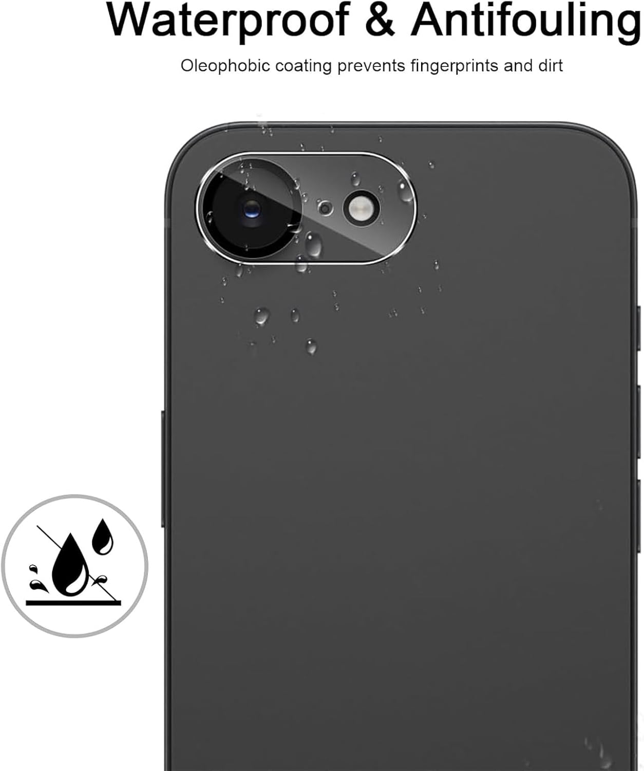 Camera Lens Protector for Iphone 16E, Tempered Glass 9Hardness, Anti-Scratch High Definition Camera Screenprotector for Iphone 16E 2025 [3 Pack]