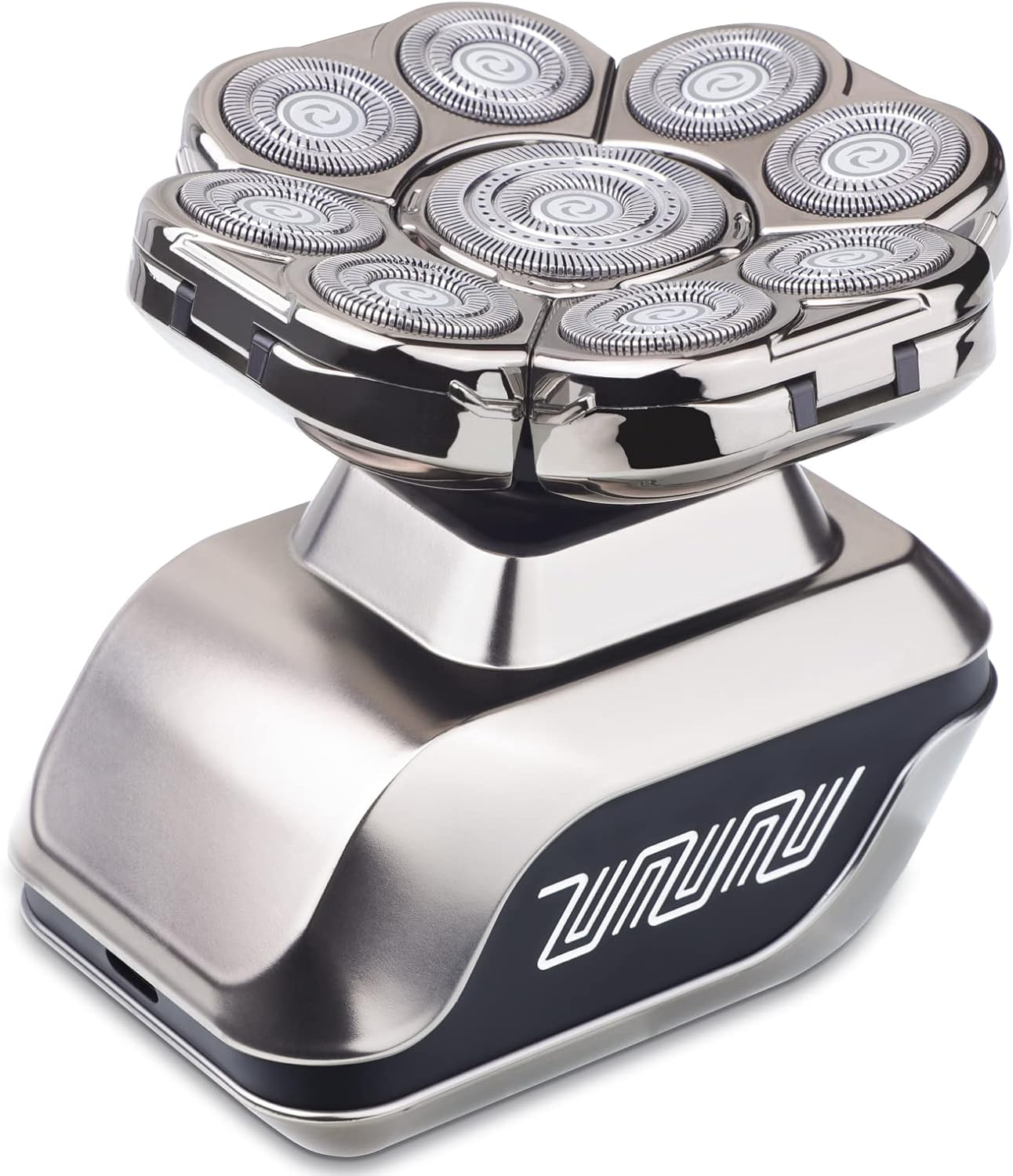 9D Head Shavers for Bald Men, Telfun High-Speed Electric Razor for Fast Shaving, LED Display Waterproof Wet/Dry Trimmer, Head Razors with Type-C Charge for Home & Travel image number 4