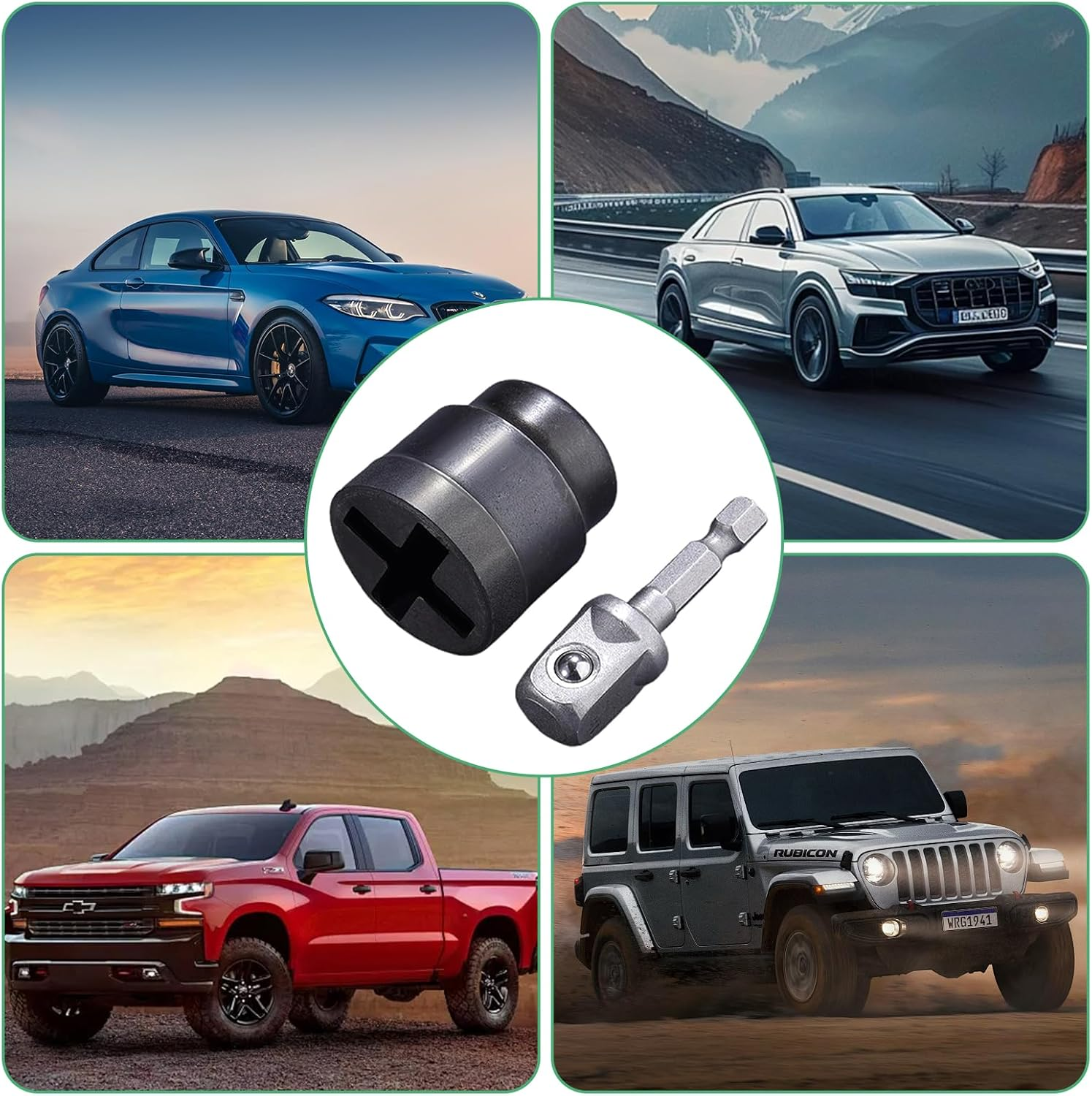 Trailer Jack Drill Adapter, Universal Jack Socket Adapter for Hand Drill, Quick and Labor-Saving for Trailer, RV, Truck, and Auto Repair image number 6