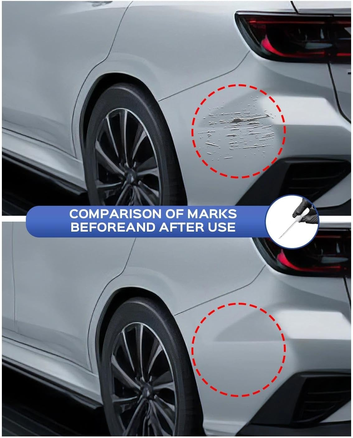 M3/P8Y Magnetite Gray Metallic Touch up Paint Compatible with Subaru Exact Match Chips and Nicks Touch Up image number 3