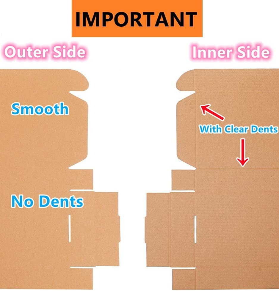 Corrugated Cardboard Shipping Boxes, 250X200X70Mm Small Parcel Boxes, Mailing Boxes for Business, Posting, Small Packet Shipping, Storing or Gift(Pack of 10) image number 5