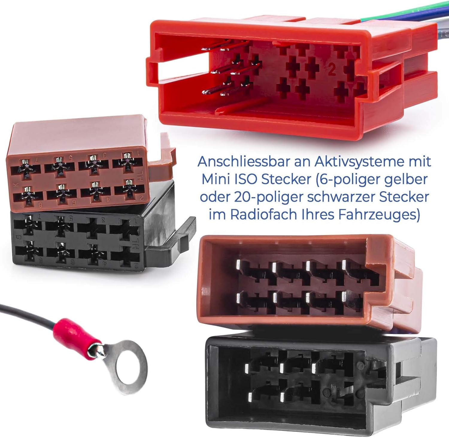 Radio Active System Adapter for Audi A2 A3 A4 A6 A8 TT B5 Bose DSP Cable 100W image number 2