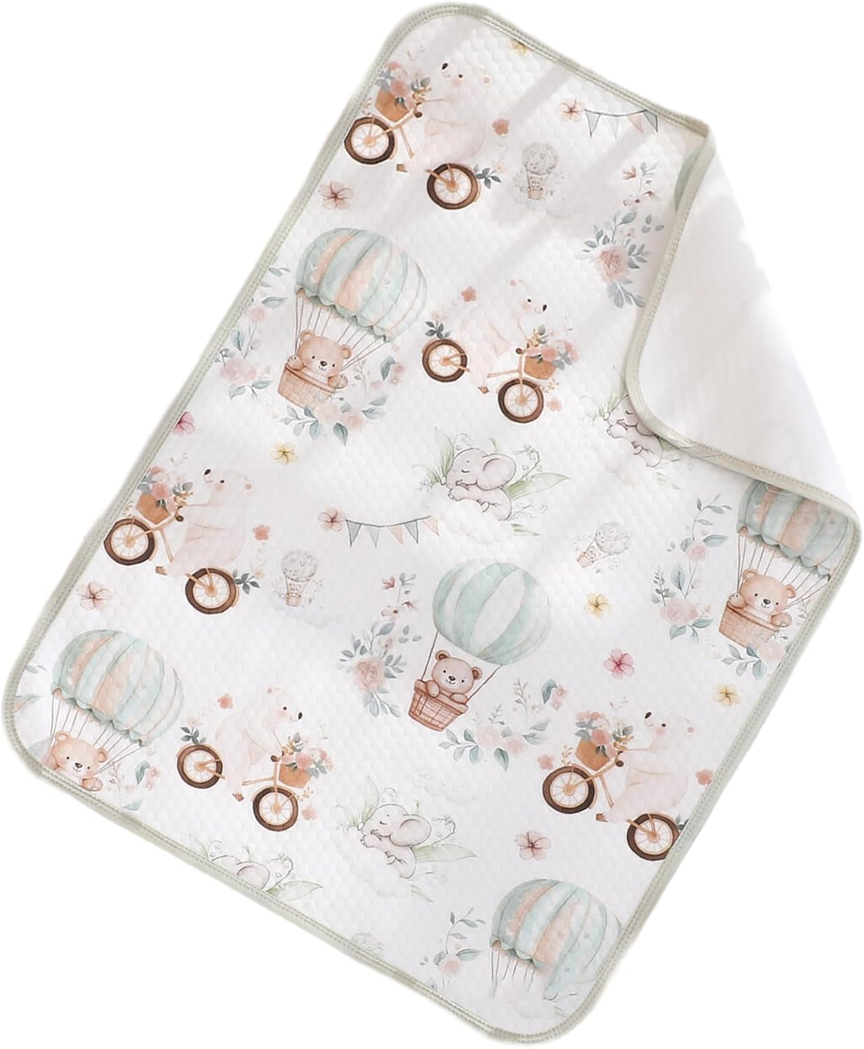 Waterproof Crib Mattress Protector, Crib Mattress Protector, Soft Breathable Bassinet Pee Liner Sheet for Overnight Protection Bedwetting Solution Potty Training Nursery Setup