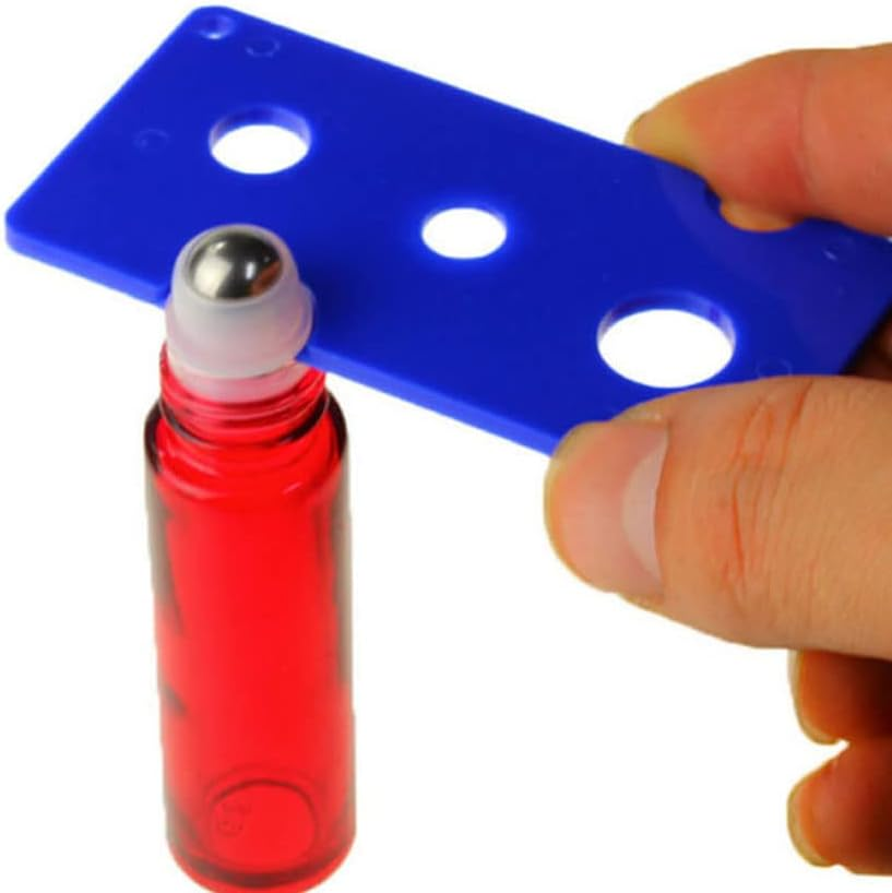 1~5X Essential Oil Opener Key Tool Remover for Roller Balls and Caps Bottles AU - Gold (10Pcs) image number 4